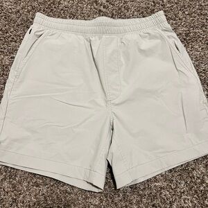 American Eagle Outfitters Tan Athletic Shorts Relaxed Fit